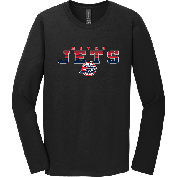 Metro Jets Softstyle Long Sleeve T-Shirt