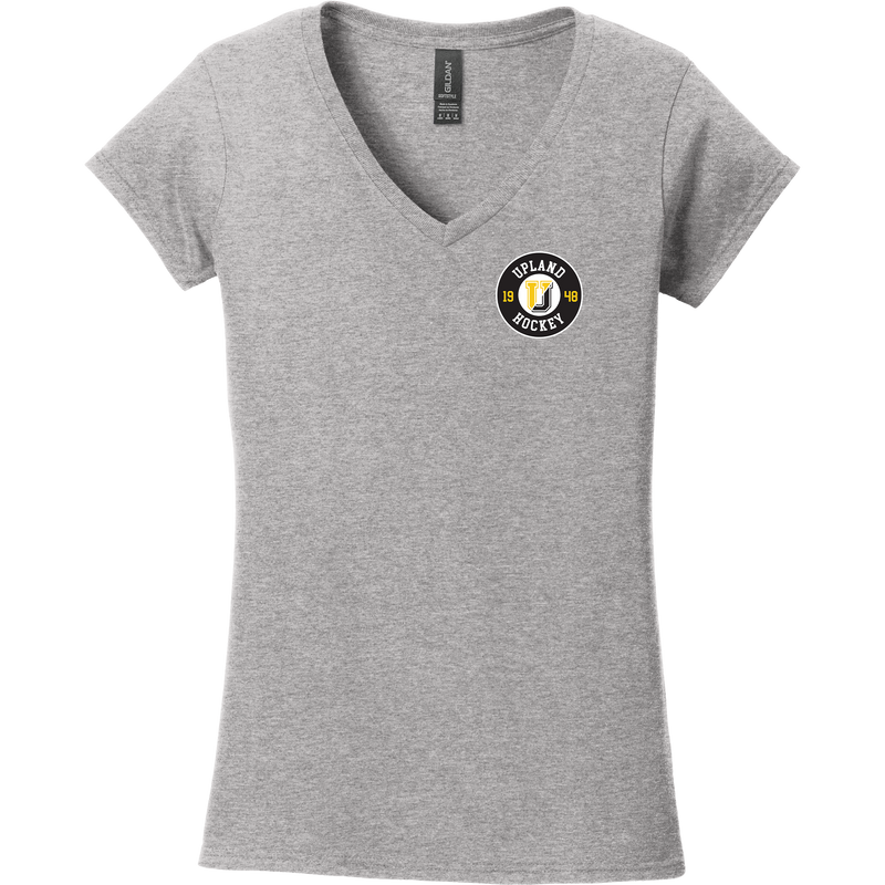 Upland Hockey Softstyle Ladies Fit V-Neck T-Shirt