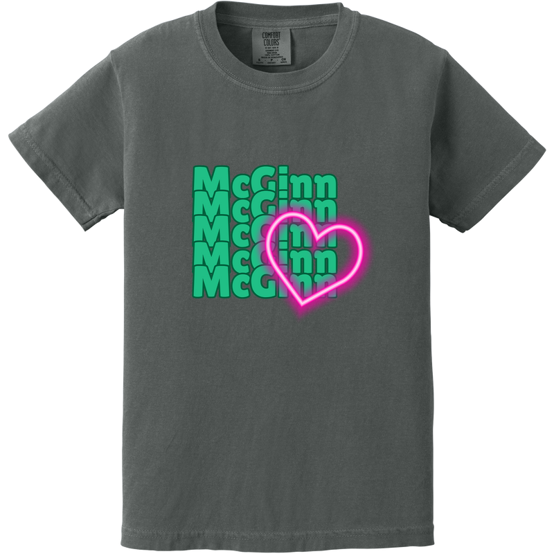 McGinn Elementary Youth 'Repeat Heart' Heavyweight Ring Spun Tee