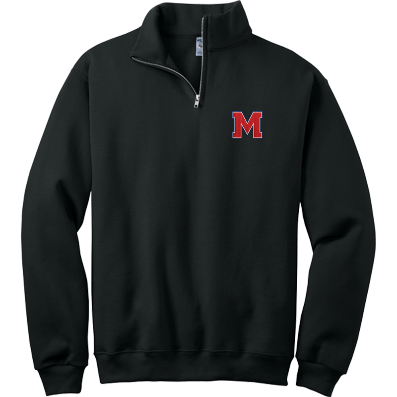 Mount St. Charles NuBlend 1/4-Zip Cadet Collar Sweatshirt