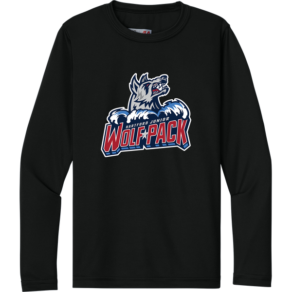Hartford Jr. Wolfpack Youth Cooling Performance Long Sleeve Tee