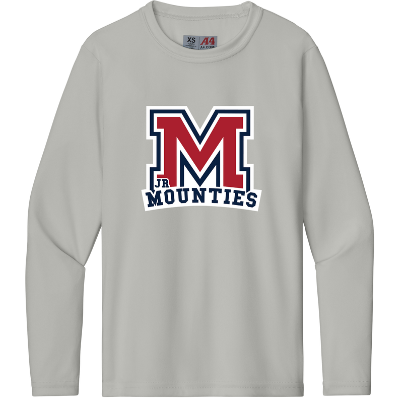 Jr. Mounties Youth Cooling Performance Long Sleeve Tee
