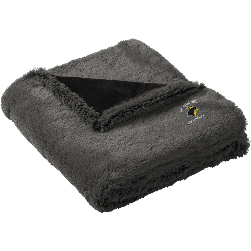 Delaware Jr. Blue Hens Faux Fur Blanket
