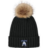 Chicago Bulldogs Faux Fur Pom Beanie