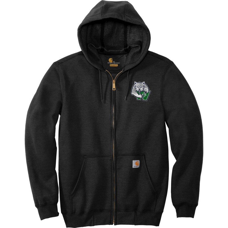 Woodbridge Wolfpack Carhartt Midweight Hooded Zip-Front Sweatshirt