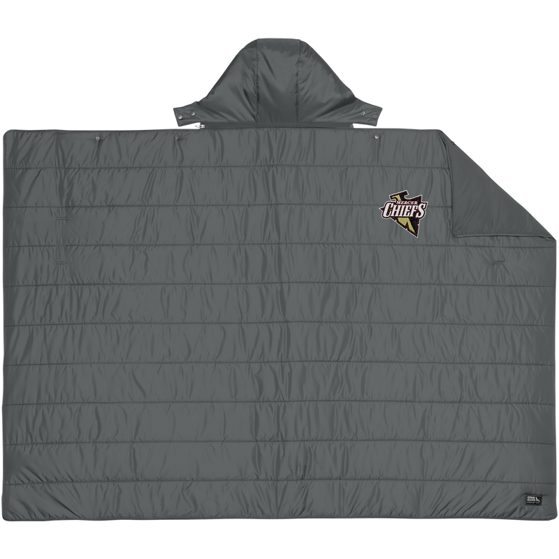 Mercer Chiefs Eddie Bauer Puffy Camp Poncho