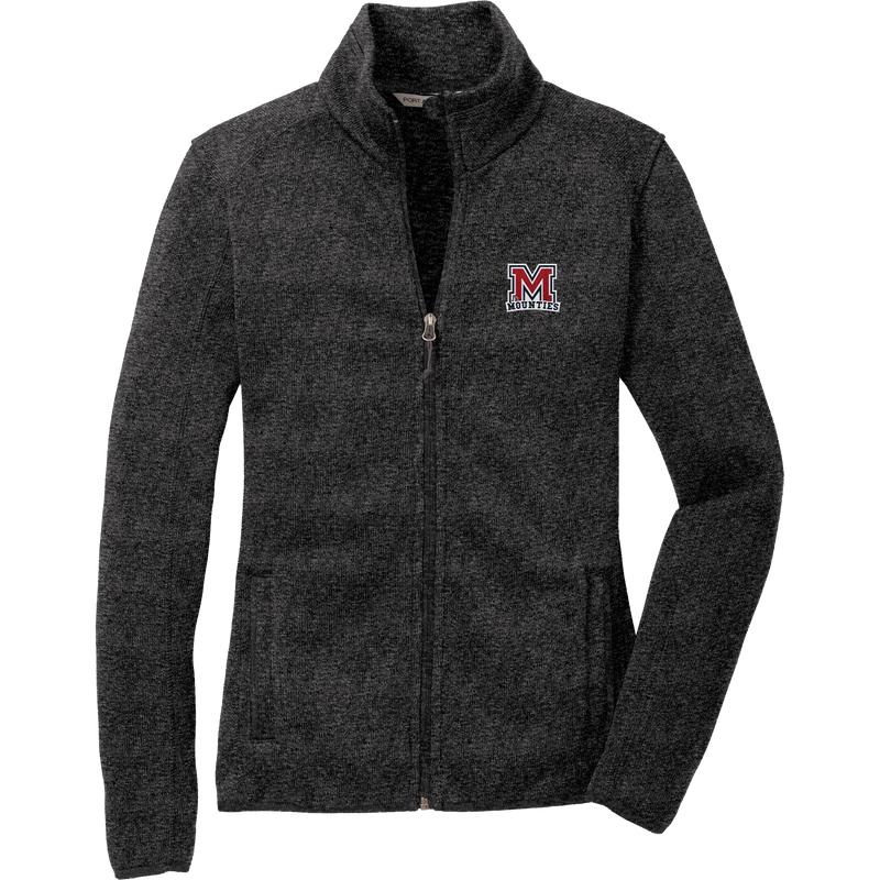 Jr. Mounties Ladies Sweater Fleece Jacket