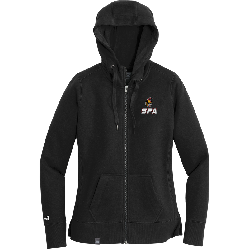 Seacoast Spartans (SPA) New Era Ladies French Terry Full-Zip Hoodie