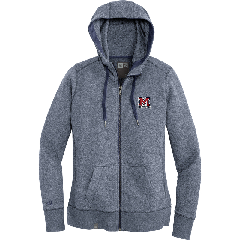 Jr. Mounties New Era Ladies French Terry Full-Zip Hoodie