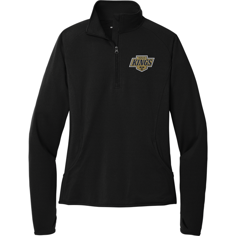 Skylands Kings Ladies Sport-Wick Stretch 1/4-Zip Pullover