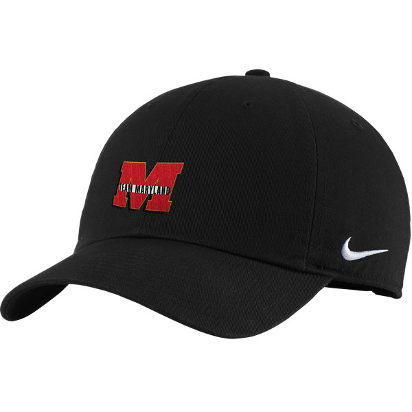 Team Maryland Nike Heritage Cotton Twill Cap