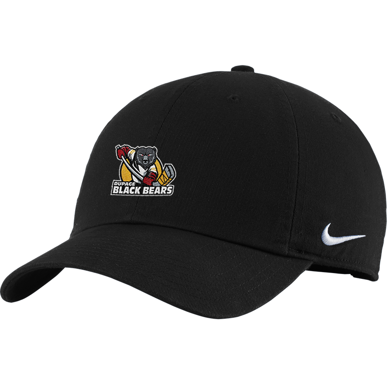 Dupage Black Bears Nike Heritage Cotton Twill Cap