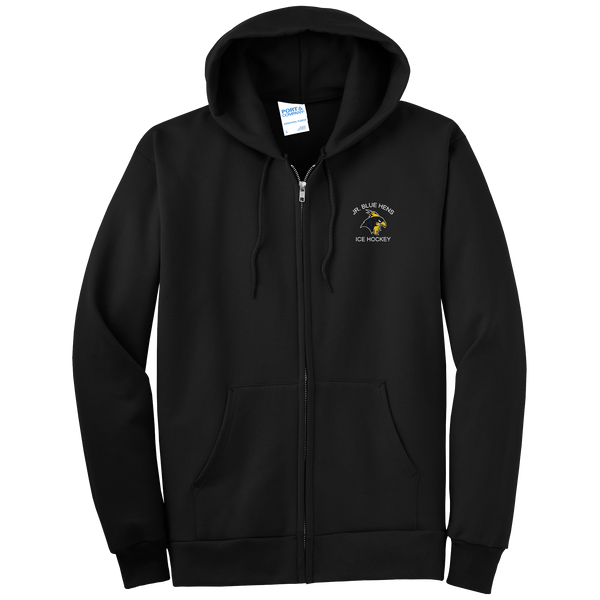 Delaware Jr. Blue Hens Tall Essential Fleece Full-Zip Hooded Sweatshirt
