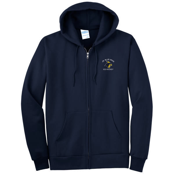 Delaware Jr. Blue Hens Tall Essential Fleece Full-Zip Hooded Sweatshirt