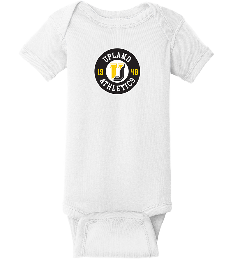 Upland Athletics Infant Short Sleeve Baby Rib Bodysuit