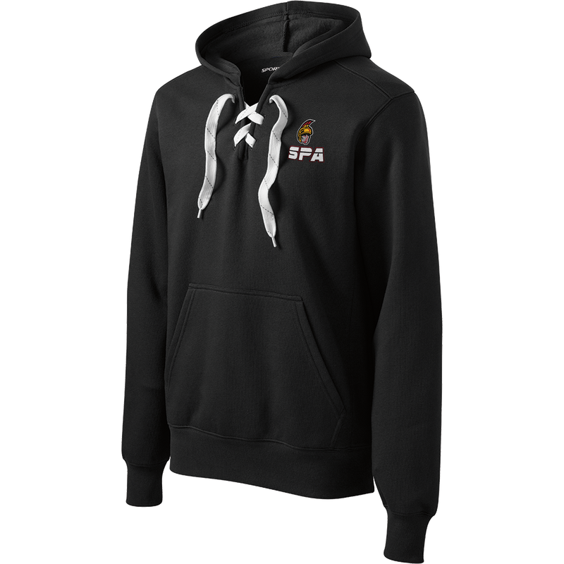 Seacoast Spartans (SPA) Lace Up Pullover Hooded Sweatshirt