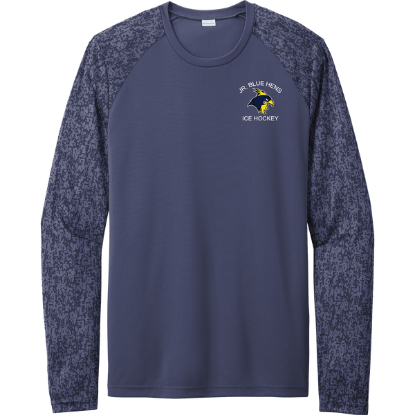 Delaware Jr. Blue Hens Long Sleeve Digi Camo Tee