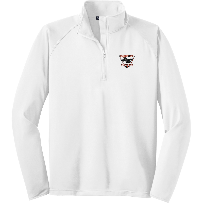 Biggby Bombers Sport-Wick Stretch 1/4-Zip Pullover