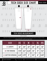 Jr. Mounties Tech Socks - Red - Kit
