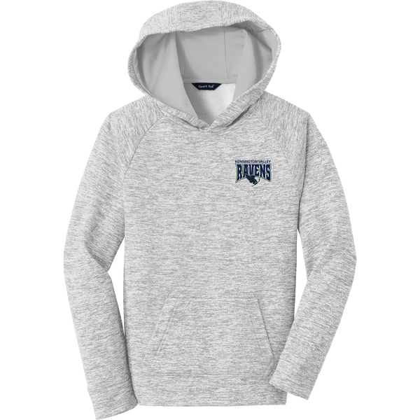 Kensington Valley Ravens Youth PosiCharge Electric Heather Fleece Hooded Pullover