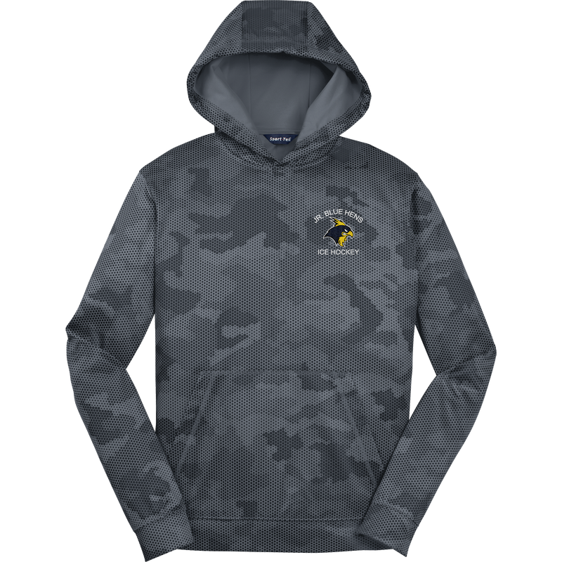 Delaware Jr. Blue Hens Youth Sport-Wick CamoHex Fleece Hooded Pullover