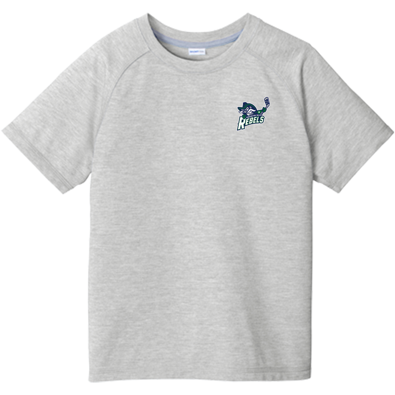 Kensington Valley Rebels Youth PosiCharge Tri-Blend Wicking Raglan Tee